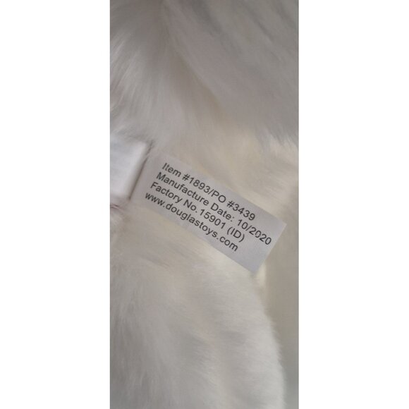 Douglas Cuddle Toys White Arctic Fox 17" Plush Stuffed Animal Collectible Toy - Picture 6 of 9